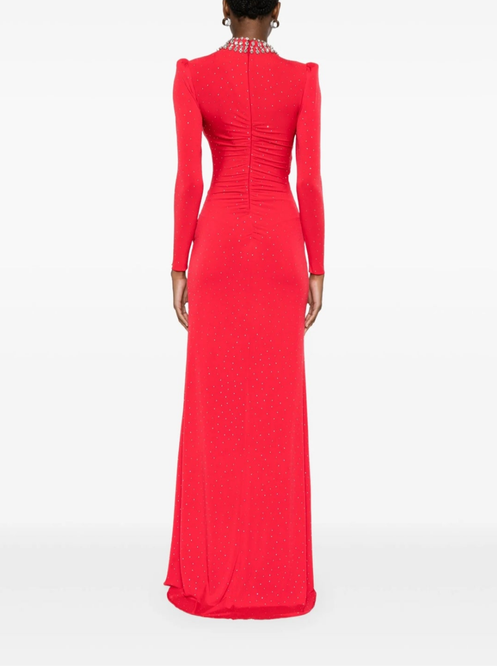 NISSA
Crystal-Embellished Maxi Dress