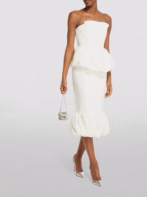 Ensemble Top Et Jupe Maticevski Taille 10 – Style Moderne Et élégant, Couleur Blanche