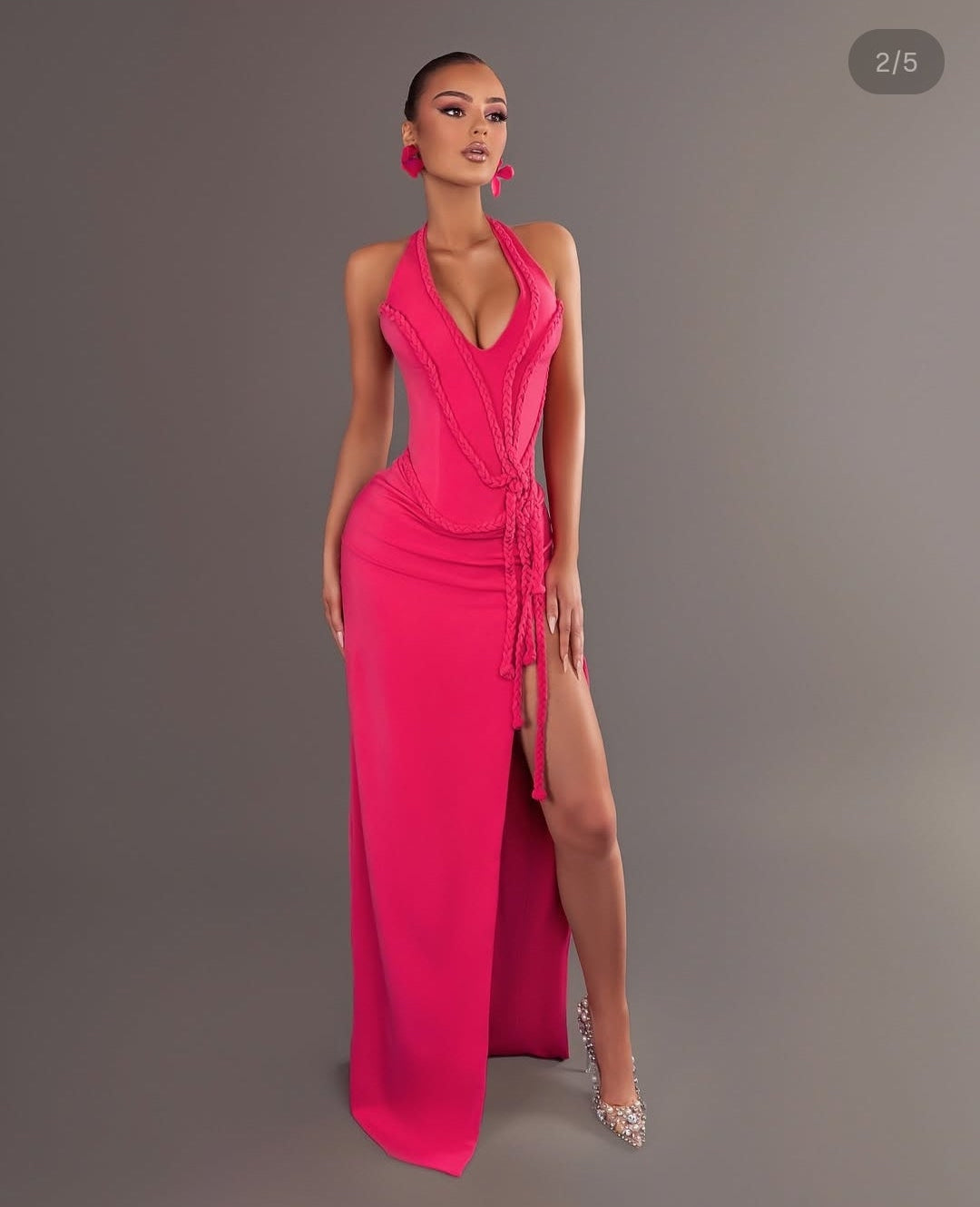 Fuchsia gown