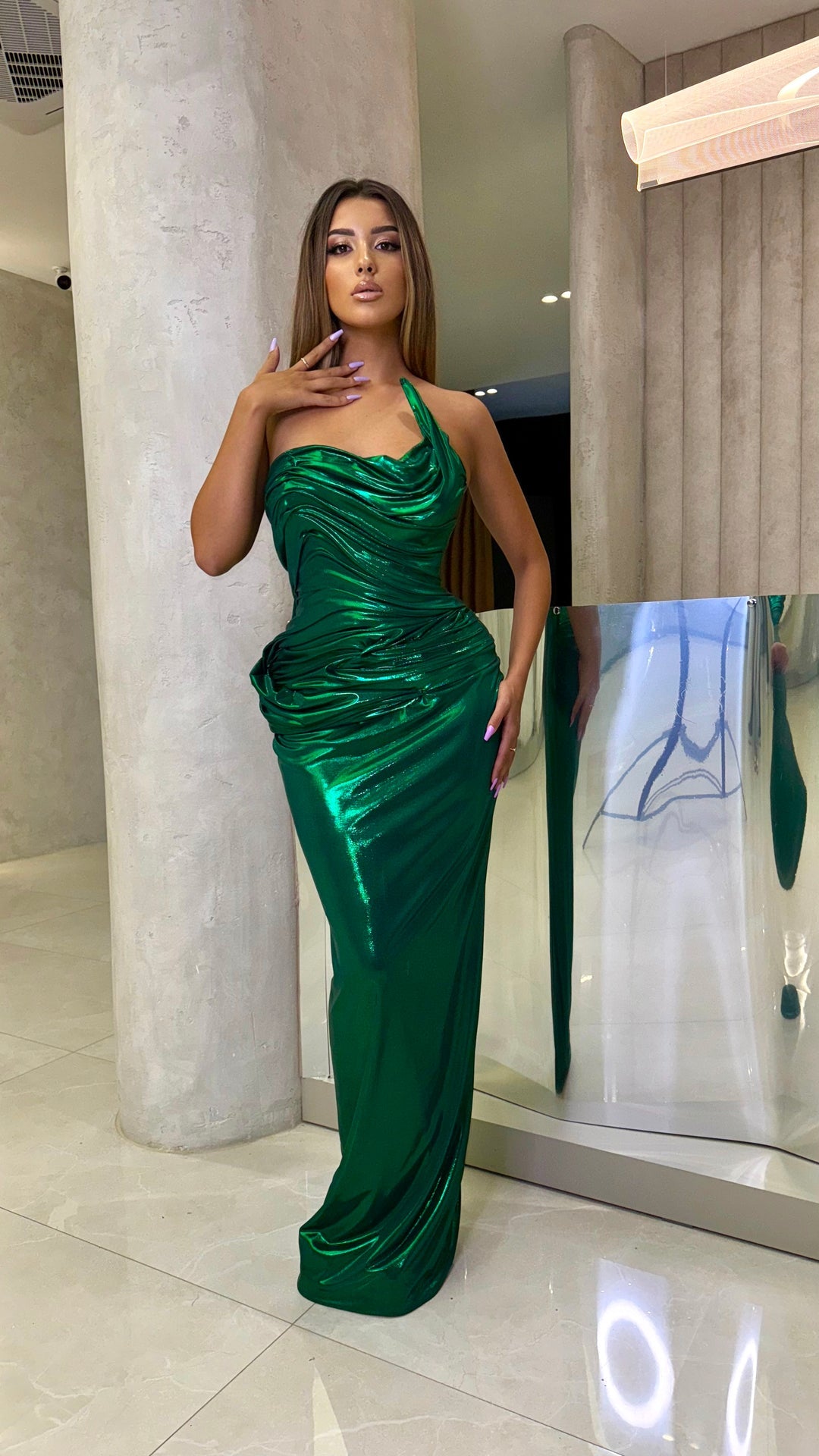 Emerald Green Gown