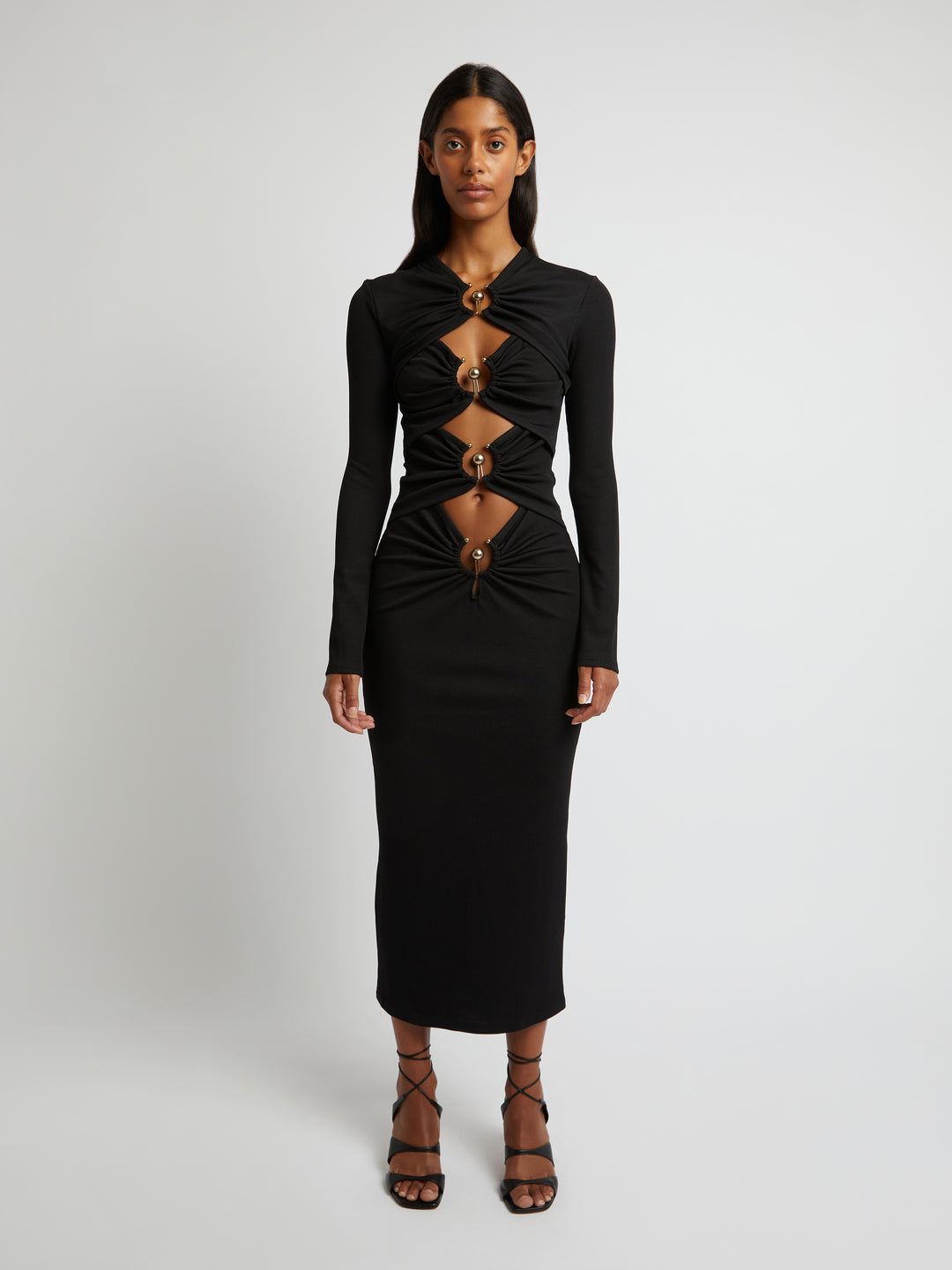 Christopher Esber Orbit cut-out midi dress