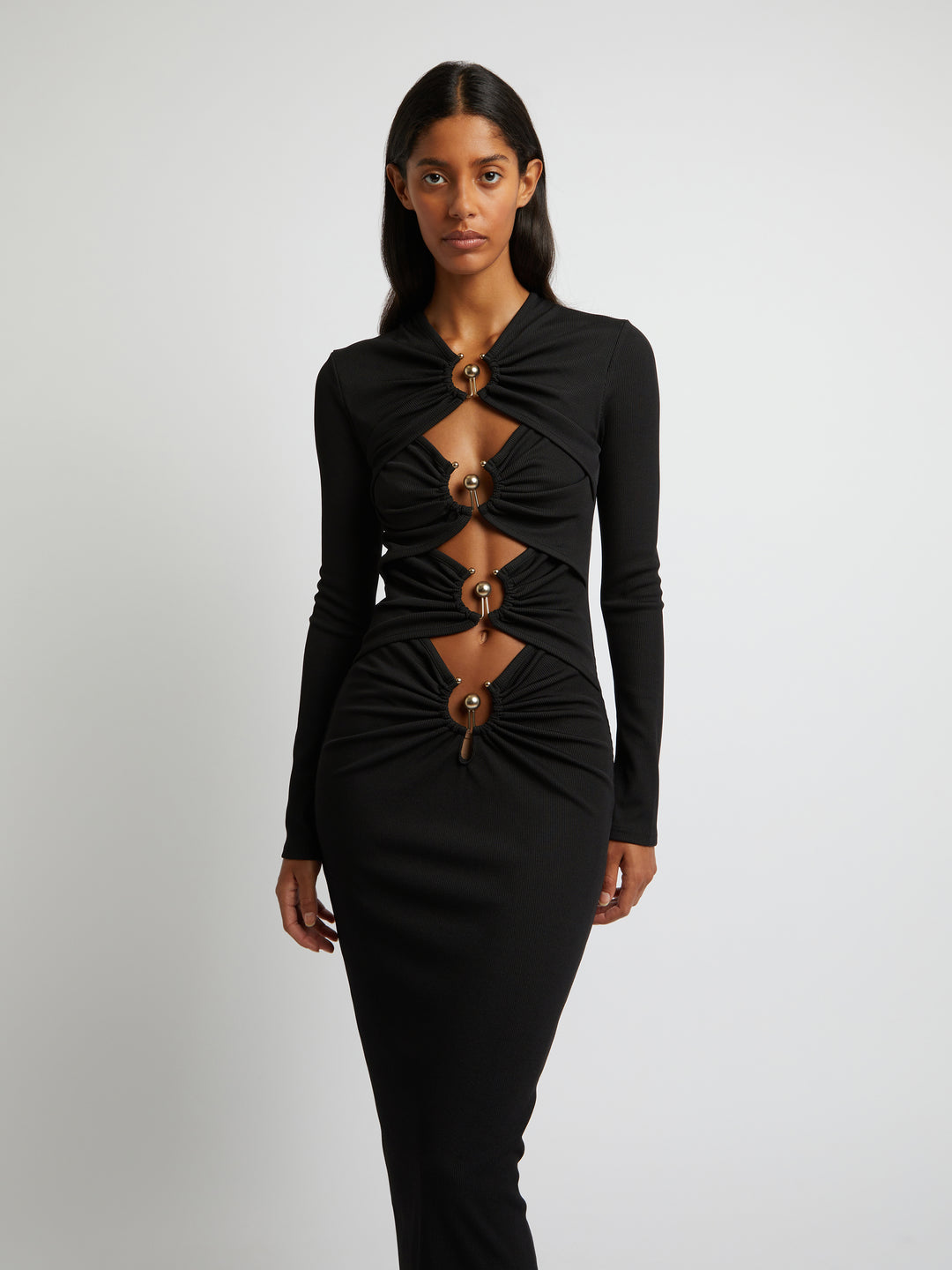 Christopher Esber Orbit cut-out midi dress