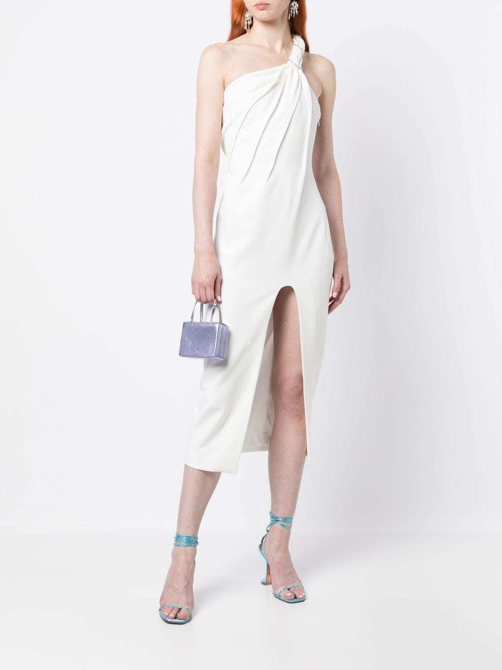 Rachel Gilbert Claudio Asymmetric Neck Dress