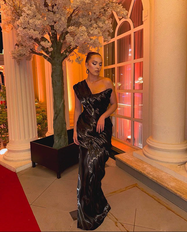 Diba Celina Draped Gown