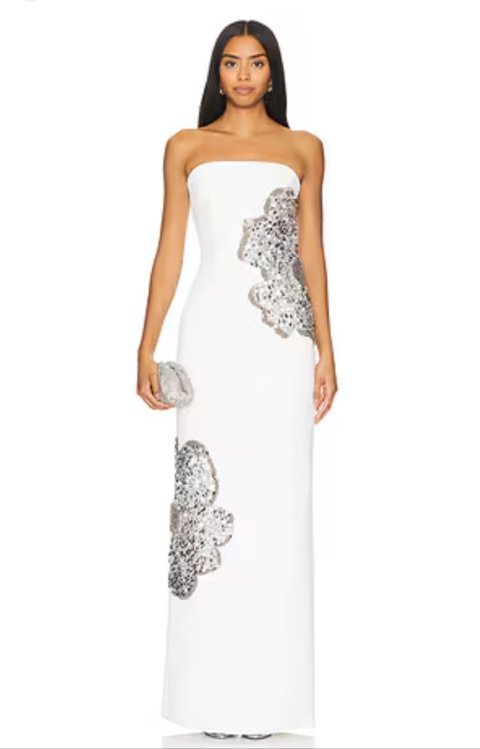 Rebecca Vallance
Layana strapless embellished gown