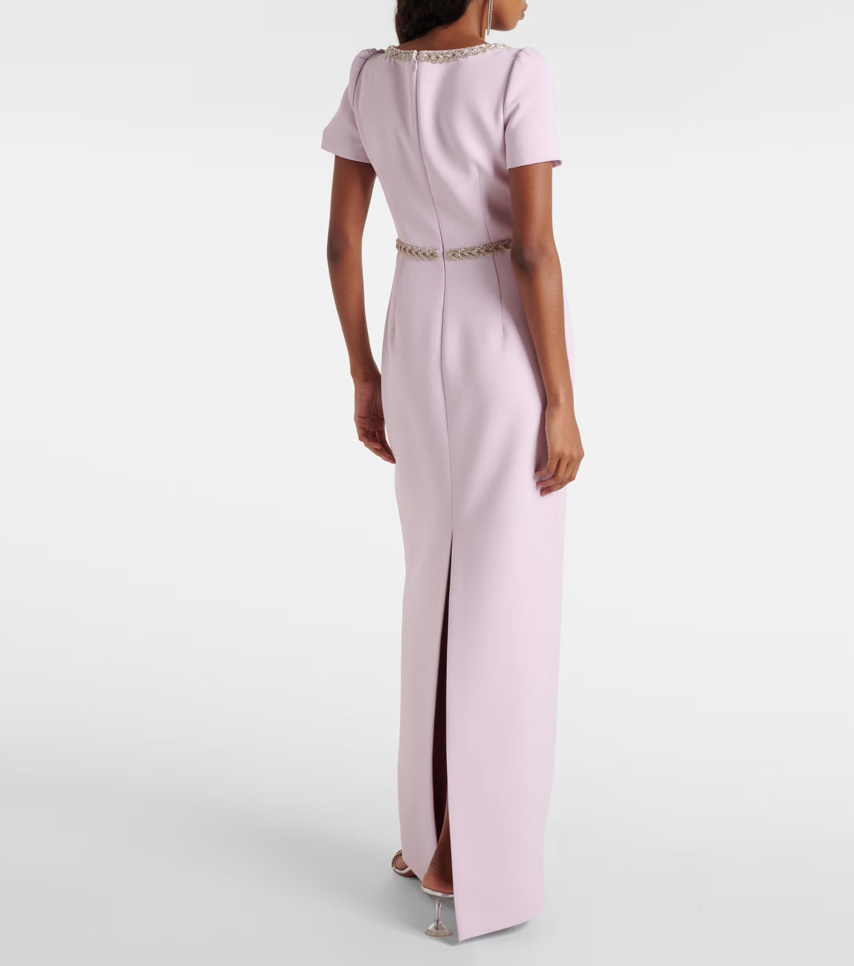 Self-PortraitCrystal-embellished crêpe gown