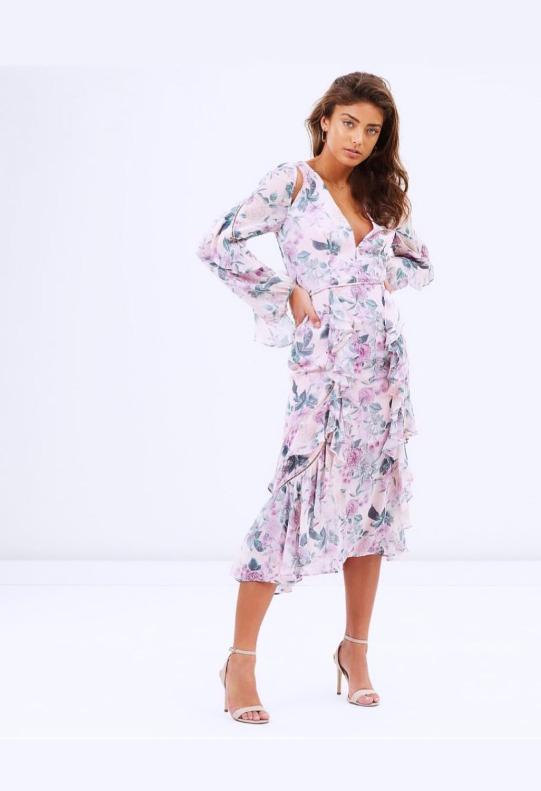 Talulah Floral Pleasure Midi Dress