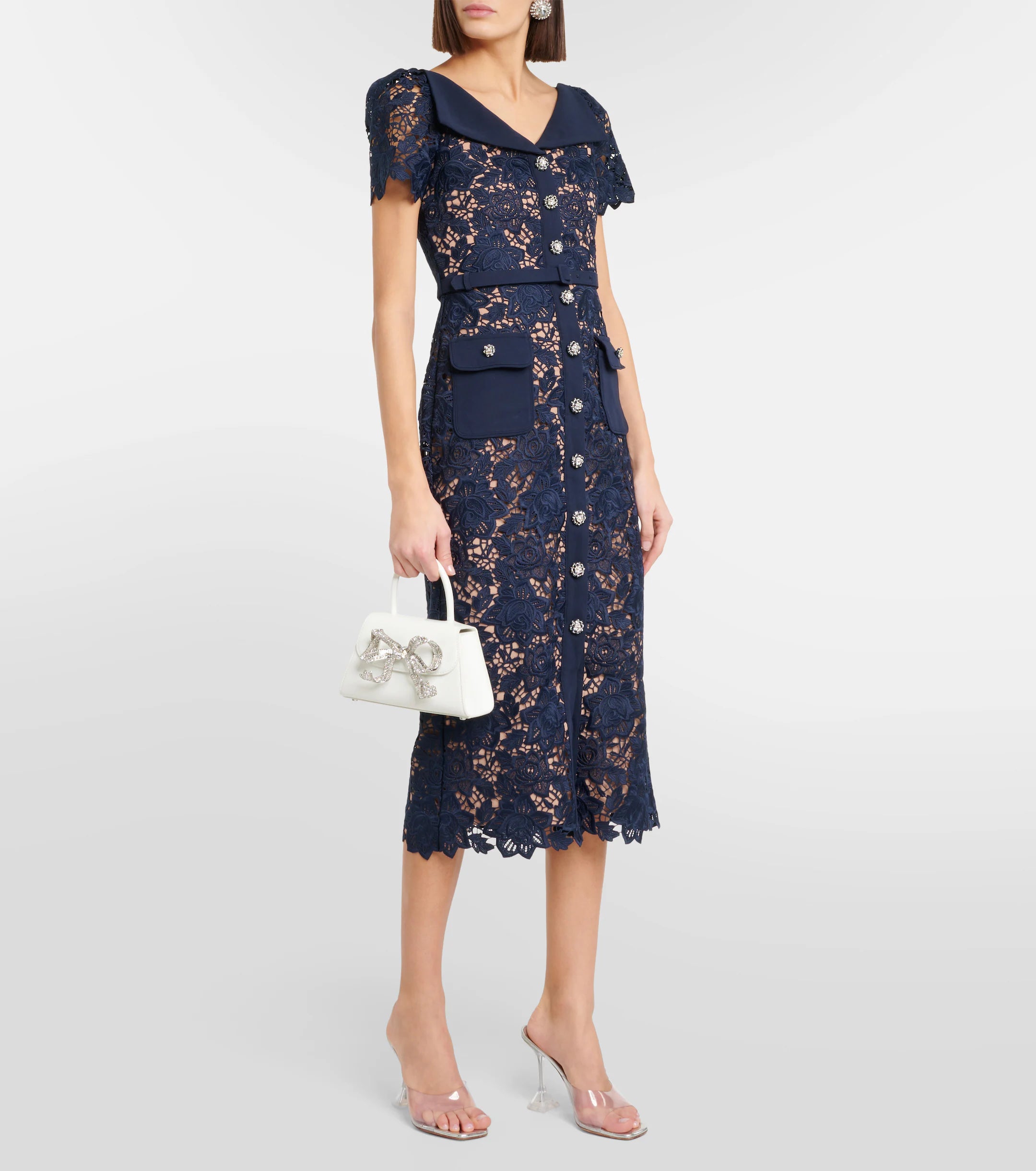 Self-Portrait
Lace midi dress