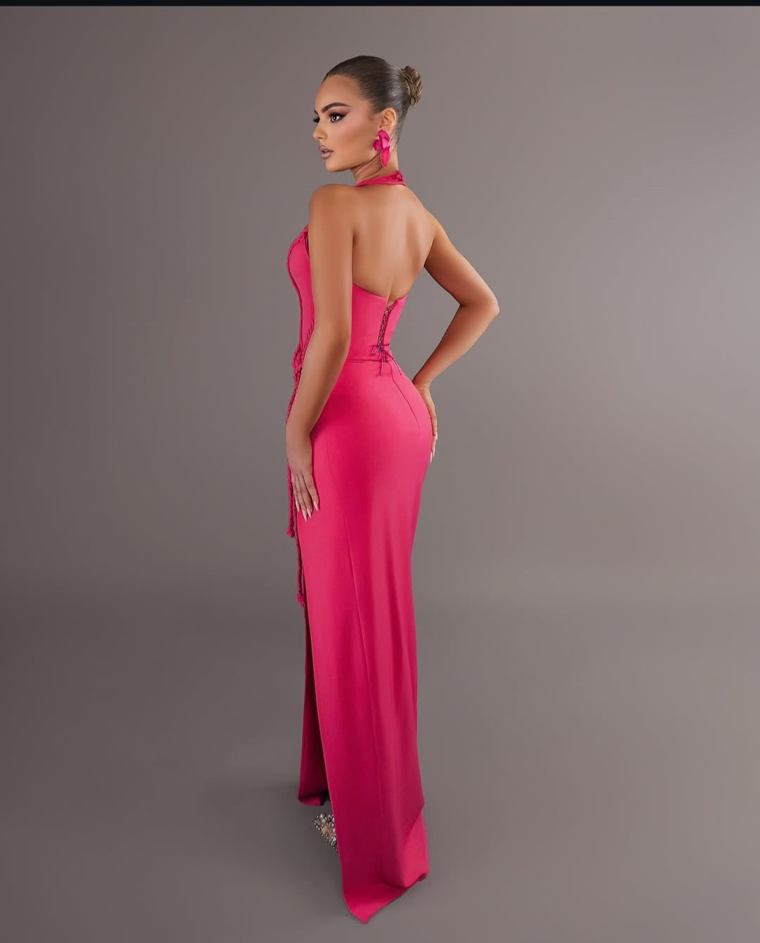 Fuchsia gown